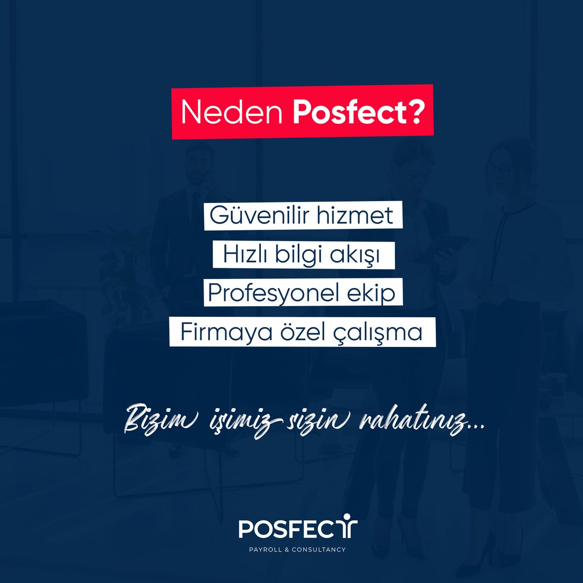 posfect's tweet photo. Neden Posfect?

#posfect #pozitifguc #finans #finansalhizmet #bordrolama #payroll #consultancy #sgkdanismanligi #sirküler #hizmet #çalışma #egitim #istihdam #insankaynaklari #denetim #taşeron #şirket #firma #holding #raporlama https://t.co/6aP47E94JH