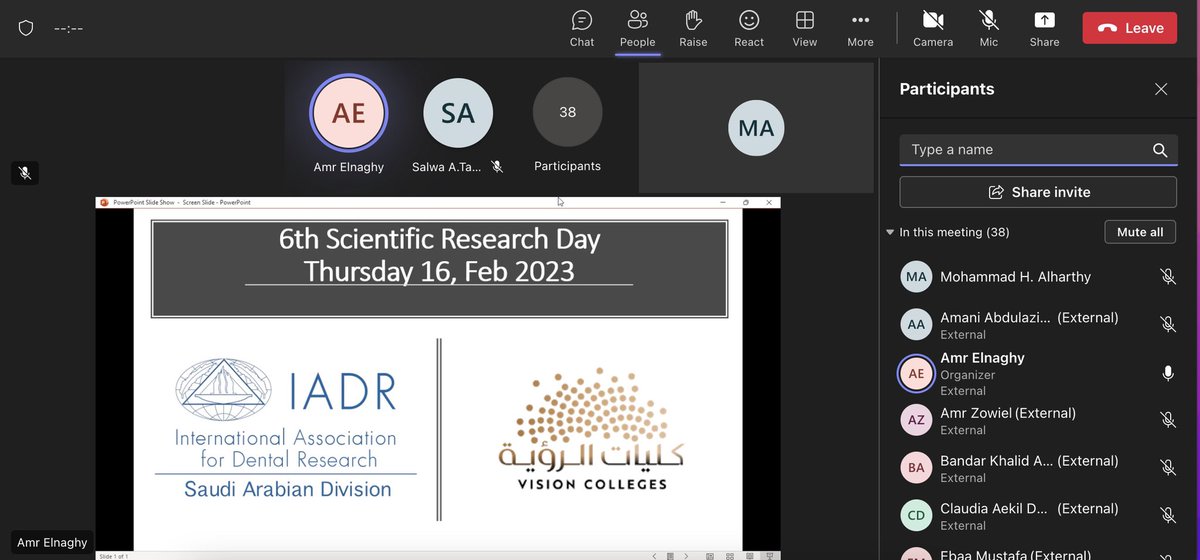 IadrSaudi's tweet photo. #HappeningNow 

The 6th Year Scientific Research Day, Vision Colleges, Jeddah @vision_colleges,
in collaboration 
with @IADR- Saudi Arabian Division #IADRSaudi

#Scientific #Research https://t.co/UjnIyurXvN