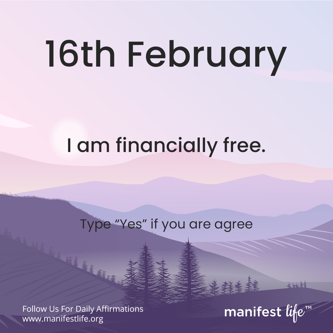 ManifestLifeOrg's tweet photo. I am financially free.
If you're certain, hit 'yes.'
For more information, check out manifest life.
Follow @manifestlife.daily for daily affirmations โค and uplifting quotes๐งโ
#manifestlife #jesus #lawofattraction #lawofuniverse #manifestations #lawofunity #manifesting https://t.co/dnUhGajdeW