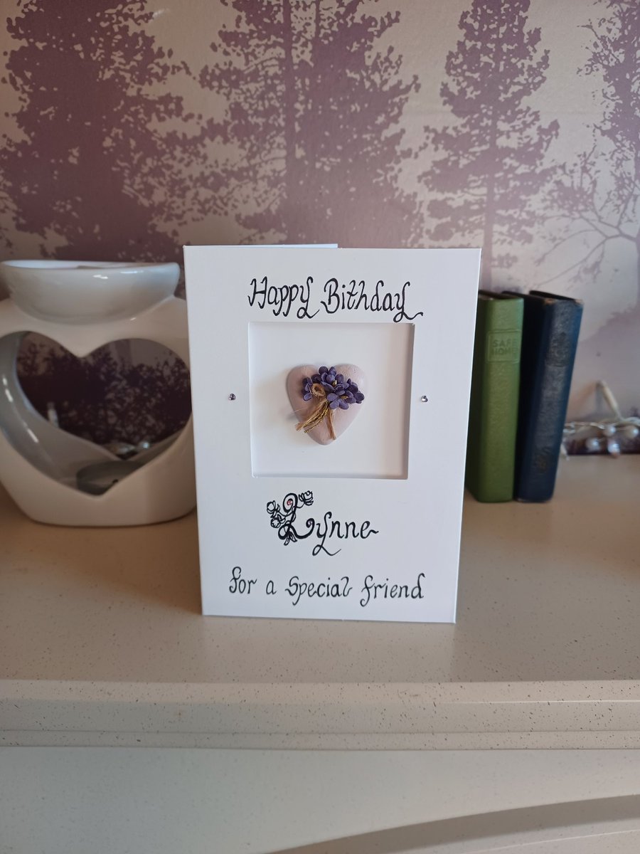 Check out this item in my Etsy shop etsy.com/uk/listing/140… morning #Earlybiz handwritten personalised birthday card for a special friend #MHHSBD #CraftBizParty