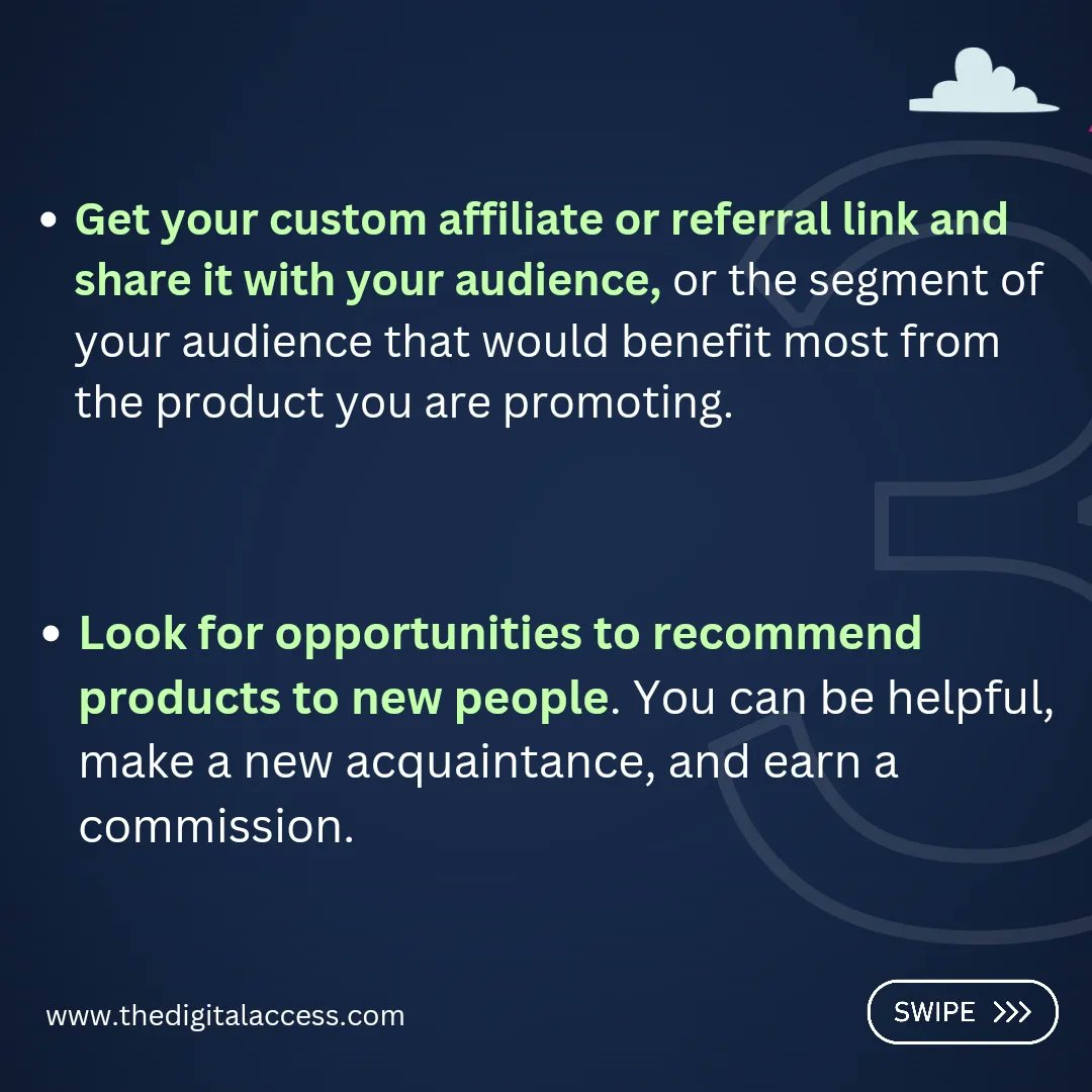 TheDigitalAcce1's tweet photo. How to start affiliate marketing? 👆
.
.
Save this for future learning 🔖🔖
.
.
#thedigitalaccess #skshahid #affiliatemarketing #affiliatemarketingtips #affiliatemarketingindia #digitaltrends #digitalinfluencers #digitalcoach #socialmedia #brand #Trending #Twitter https://t.co/WuXQyD9AQG