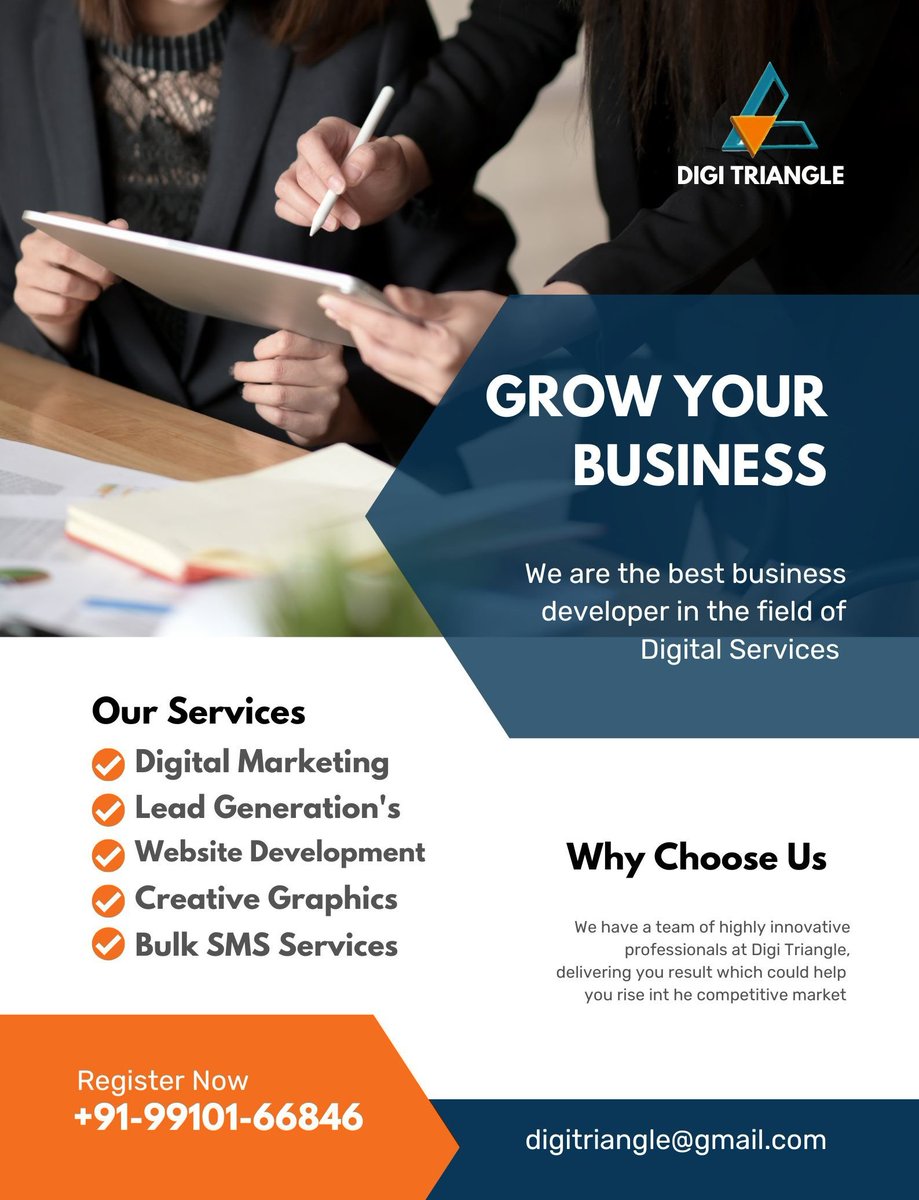 DigiTriangle's tweet photo. #Digitriangle Increase Your Sales @4,999/- Get Your Business Promoted Online through Social Media Marketing for Increase Sales/Revenue of your Business by your online presence.Get our Assistance for building Brand.We at DIGI TRIANGLE take care of your Business as digital partner! https://t.co/NsmMS5Z5WC
