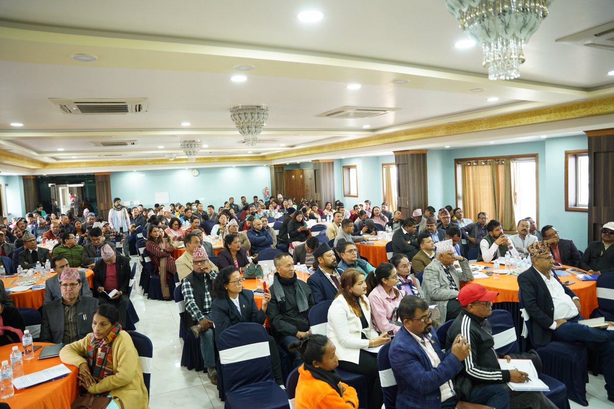 FESinAsia's tweet photo. 🇳🇵More than 150 democrats gathered in Jhapa, eastern Nepal to discuss #democracy discourse and civic education. This first public discussion of the year by #FESNepal and Dialogue Forum Jhapa grabbed massive attention from locals and media last week!👏 https://t.co/bt1zef6LZA