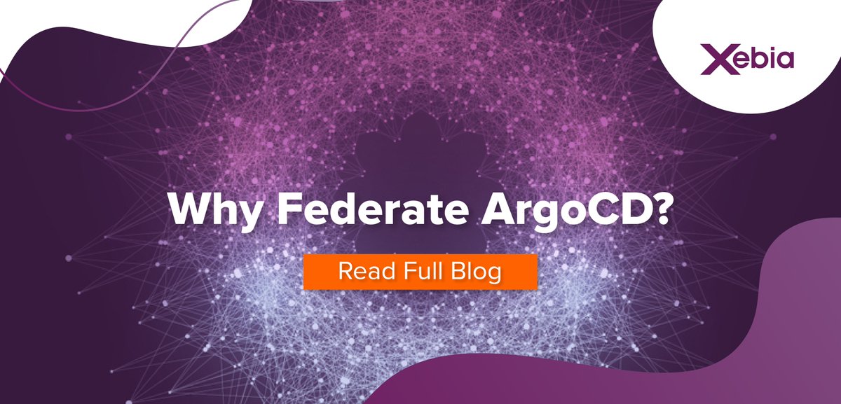 XebiaGlobal's tweet image. The purpose of federating ArgoCD is to ensure credibility in security for both ArgoCD and the Kubernetes cluster(s).
Read more: bit.ly/40xTS5p
#kubernets #ArgoCD #Gitops #DevOps