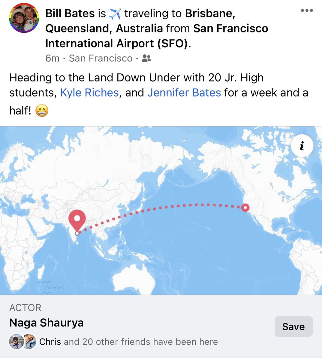 Just posted this and @facebook drew the map. THIS is why we need to teach geography. 😂🤣 #MapFail #GeographyMatters