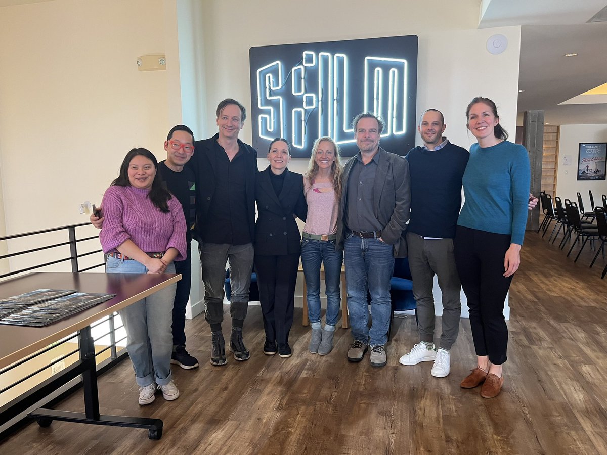ShiaSSmith's tweet photo. @sffilm + All Quiet on the Western Front key crew = incredible. Thank you @lesleydoestri  for being lovely, kind, generous, real. 🙏🏾🫶🏾 Bravo to all!#screenwriters #blackscreenwriters #scripttoscreen #allquietonthewesternfront #dopeness https://t.co/tdel0xVuFb
