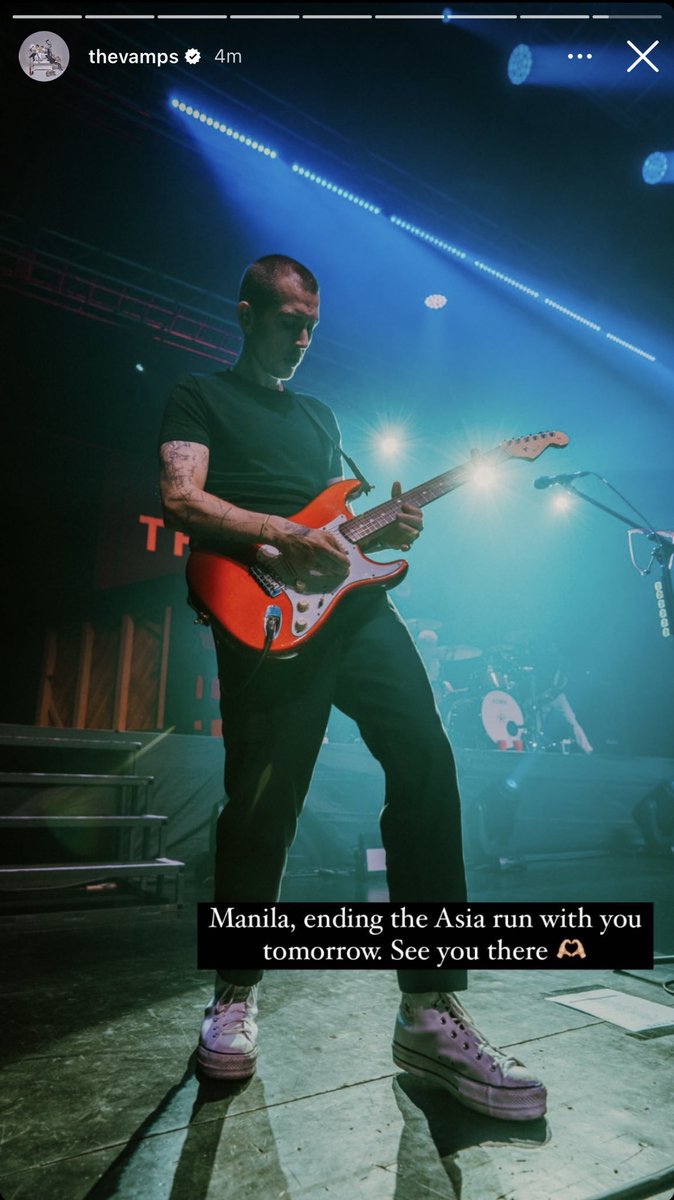 TheVampsPH's tweet photo. See you @TheVampsband! Let’s end it with a bang! 🇵🇭 https://t.co/or37fNdO9c