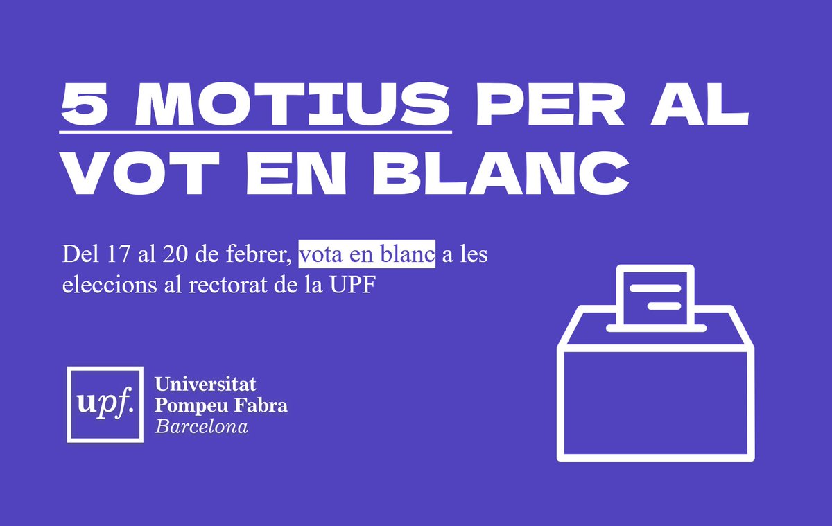 Vota en blanc 🗳️ tweet media