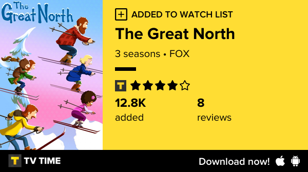 deryosch's tweet photo. I've just started following The Great North https://t.co/IBg76sFTIT #tvtime https://t.co/7OxlAS6VlS