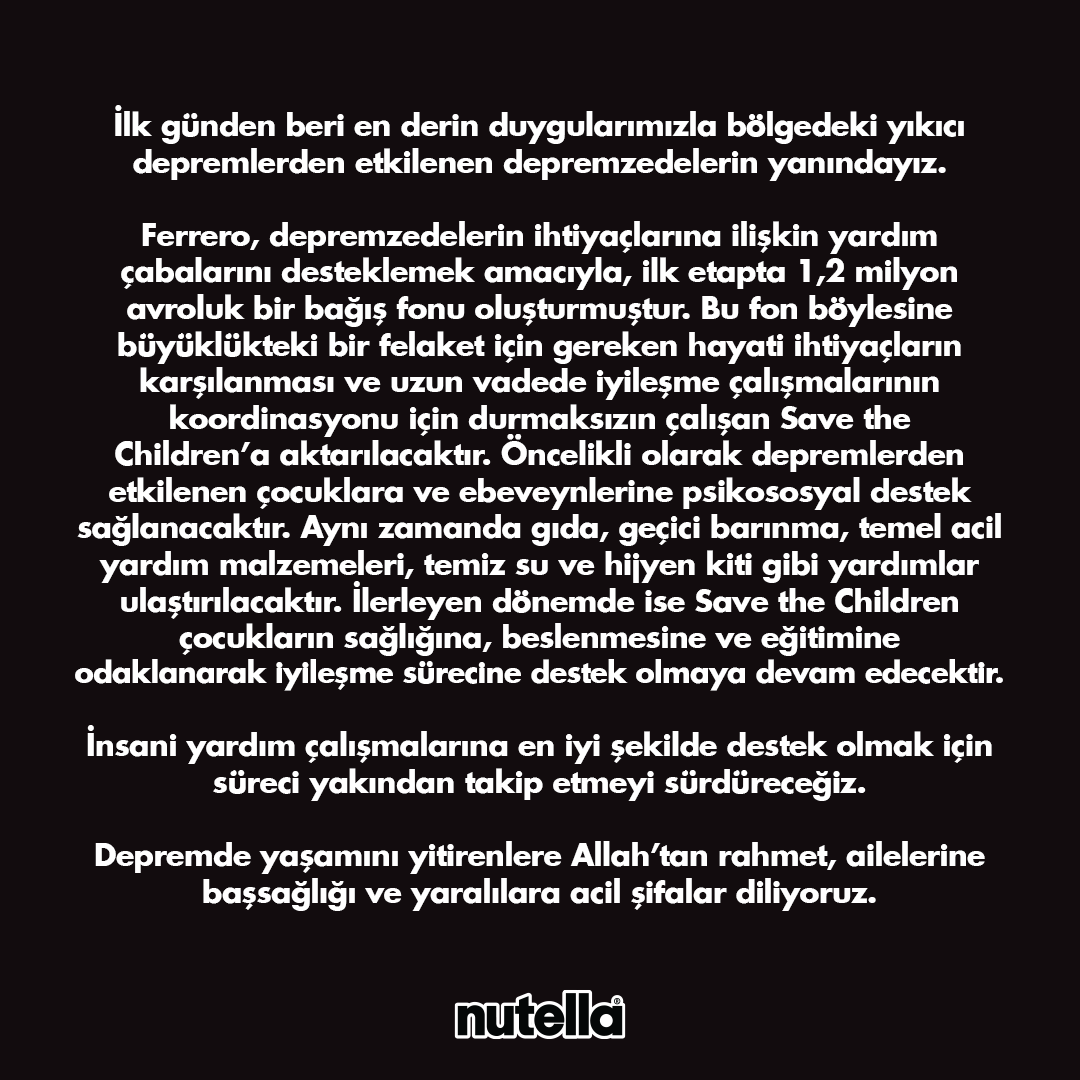 Nutella Türkiye (@nutellaturkiye) on Twitter photo 