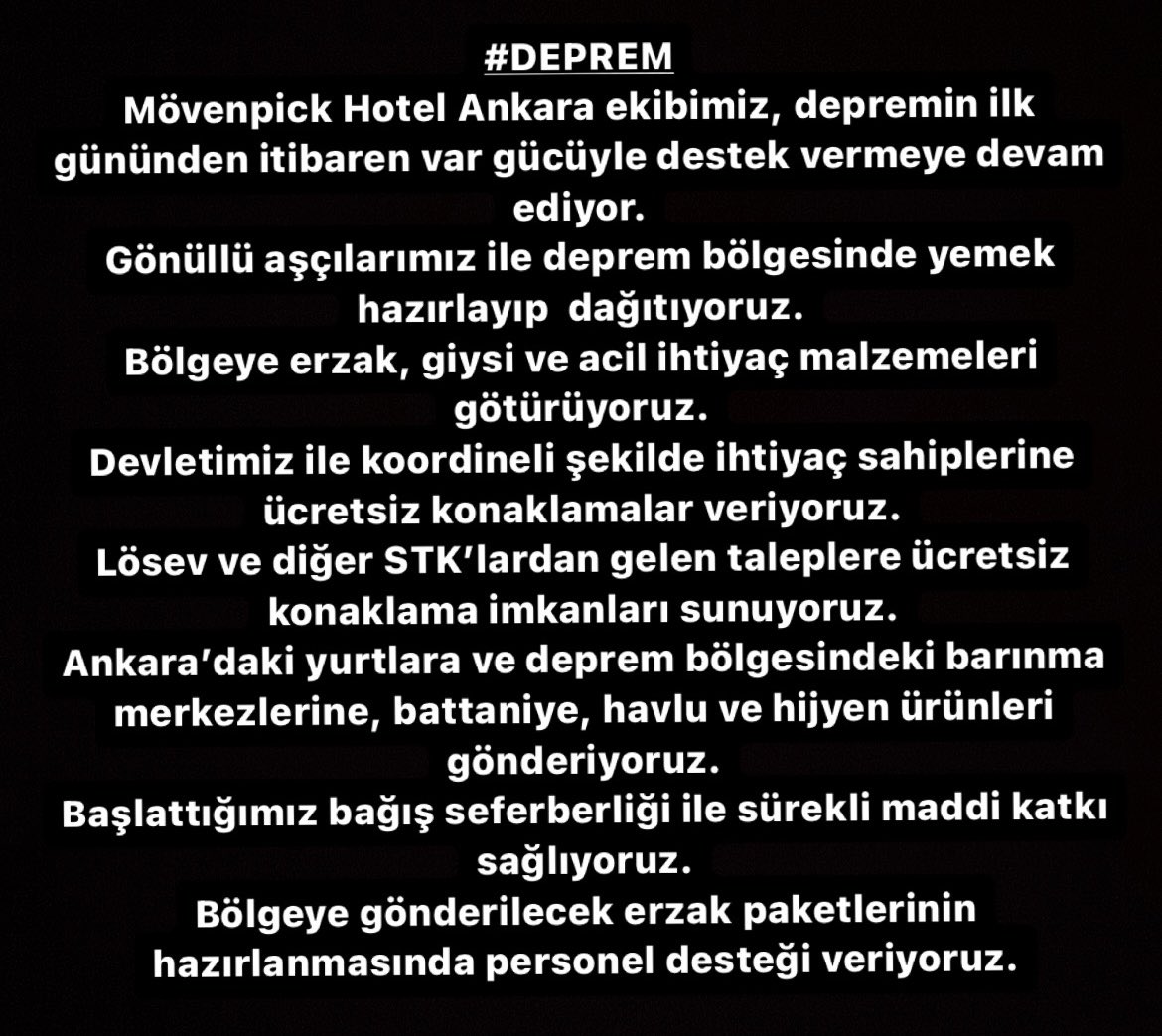movenpickankara's tweet photo. #DEPREM https://t.co/XksrfCumVl