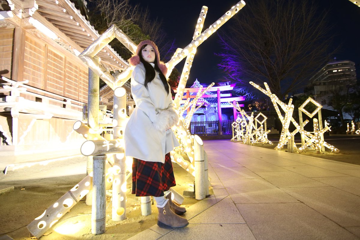 m30401122's tweet image. 初めて牛嶋神社にイルミネーションを見に行った。こじんまりとしてるけど見応えあった。素敵なマダム様と出会った。「美しく上品」と褒めてくれた。原型造形したLEVEL-D菅原社長と製造したSINODOLLが喜びます。【等身大人形=上品】という認知も世界に広まることを願う。
#topsino #LEVELD