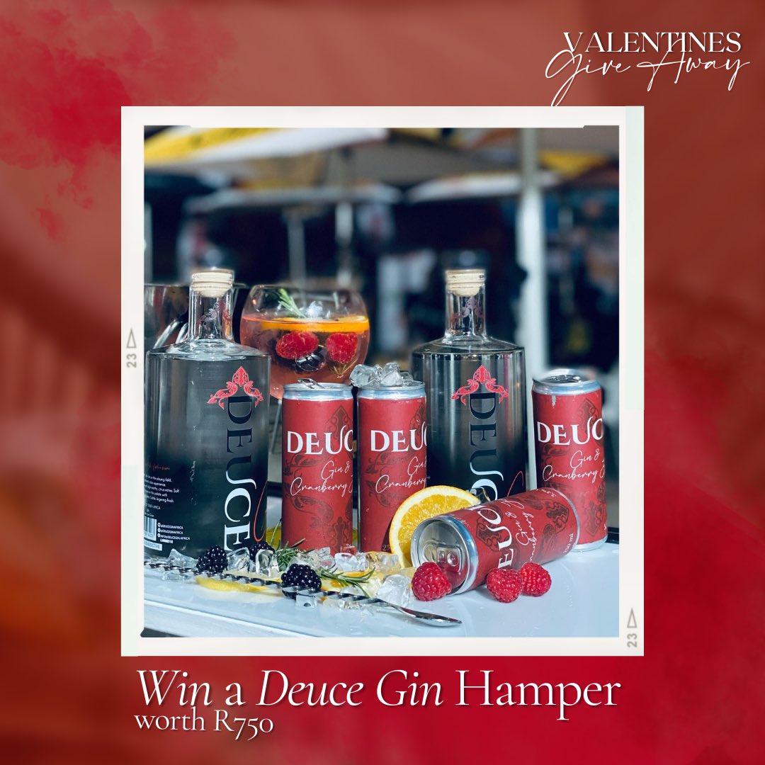 deuceginafrica's tweet photo. Check out our VALENTINES GIVEAWAY ! 
.
.
You stand a chance to win a hamper worth R750 ! Check out the full details on the posts ! https://t.co/uNp62HdVPb