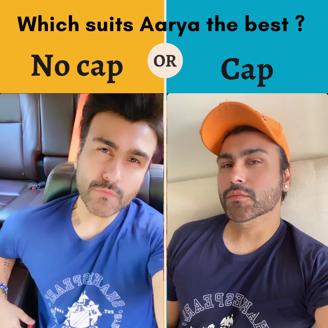 TeamAaryaB's tweet photo. Be it cap selfie or no cap selfie, @aaryababbar222 still looks handsome 🥰😍❤️🧿
.
What do you guys think comment below 👇❤️
.
.
#AaryaBabbar #SelfieGameOnPoint #BabbarSherAarya https://t.co/t9OxCenLHl