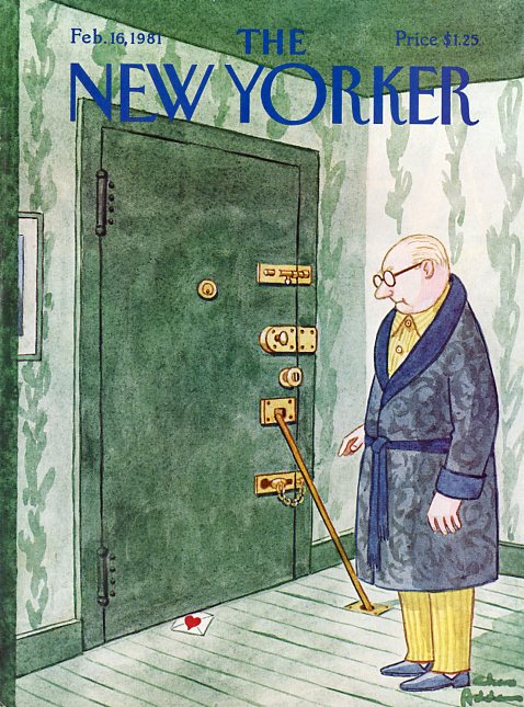 #OTD in 1981
(amor omnia vincit)
Cover of The New Yorker, February 16, 1981
Charles Addams
#TheNewYorkerCover #CharlesAddams #ValentinesDay #ValentinesCard #valentine