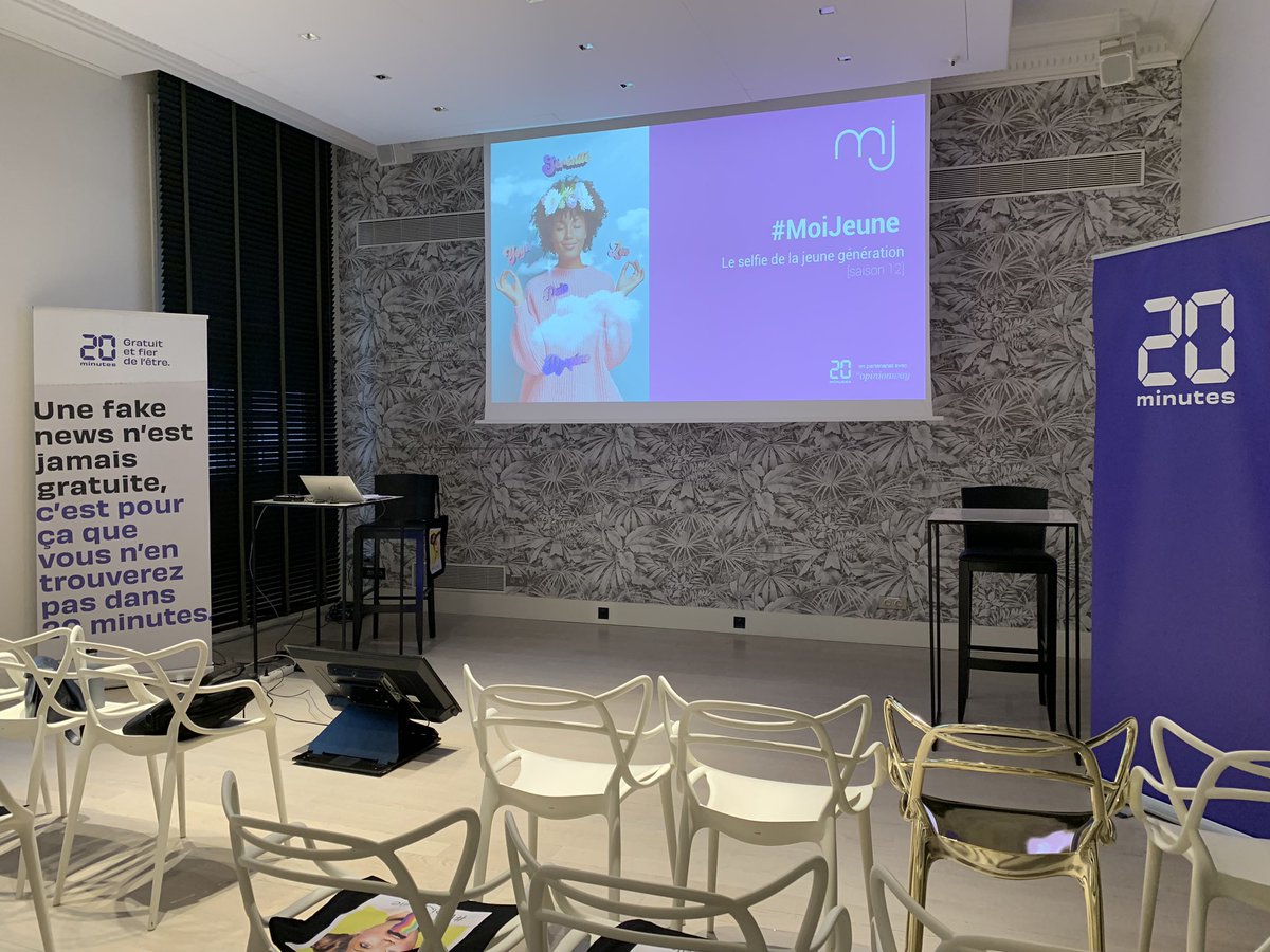 eleonorequarre's tweet photo. Présentation de la saison 12 du selfie de la jeune génération #moijeune, ce matin !
Un événement @20minutesmedia en partenariat avec @opinionway https://t.co/nS5ZNj5rX2