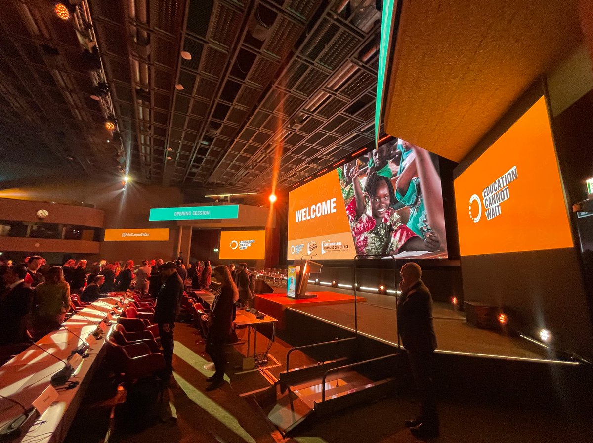 🔴Happening live!

📣Join us for the kick-off of #ECW's High-Level Financing Conference, which will include powerful words from youth advocates, education champions, #HLFC2023 co-conveners &amp; more!

#222MillionDreams✨📚 <a href="/EduCannotWait/">Education Cannot Wait</a>

🗓️8-9am CET
💻 ecwhlfc2023.org