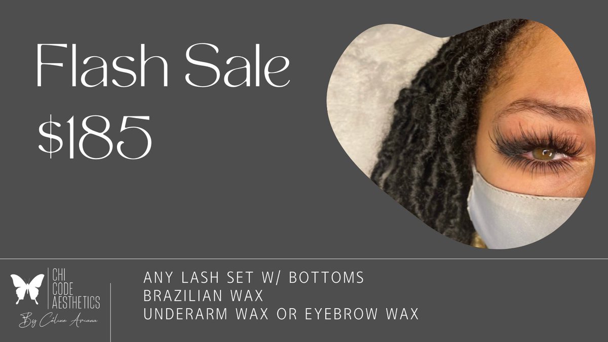Hey guys I’m running the deal of a lifetime🤭 Any lash set + Brazilian wax for just $185❣️•bottom lashes + underarm wax (or eyebrow wax) is INCLUDED 😮‍💨 #BookNow before this deal is over.
#phillylashes #phillylashtech #phillyesthetician #phillywaxer #phillymua #phillyhairstylist
