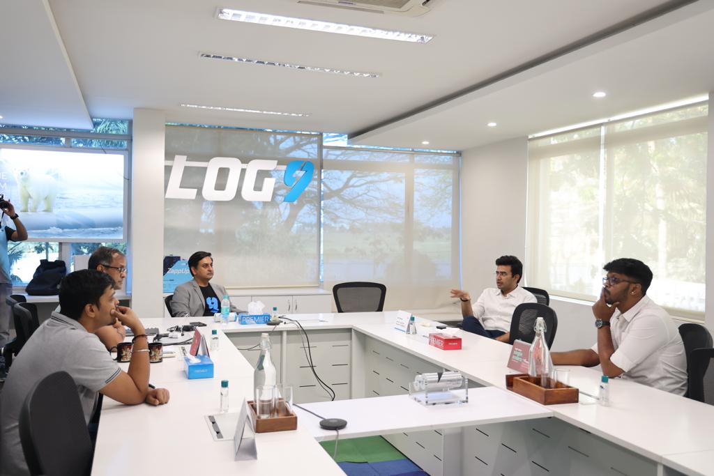 Tejasvi_Surya's tweet photo. Bengaluru's battery tech startup @log9materials is doing phenomenal work in building some of the most advanced battery solution.

Visited the facility today and was impressed by their ideas &amp; approach to revolutionize battery tech with larger goal of making India self reliant. https://t.co/n6a9v2S8k3