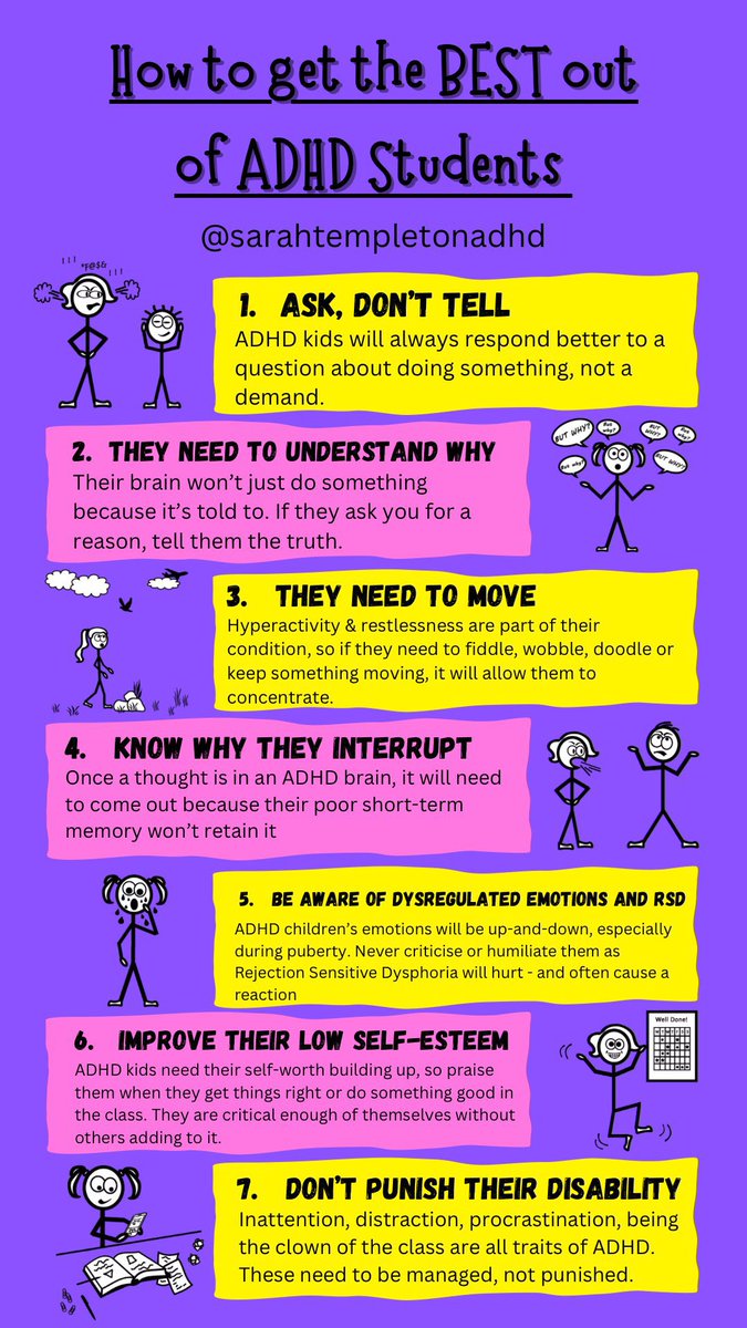 HelenAW_SEND's tweet photo. Love this! 👍🏻

Can I print some of and display in my school, @HeadstuffADHD? https://t.co/aMcGS4Rxt8