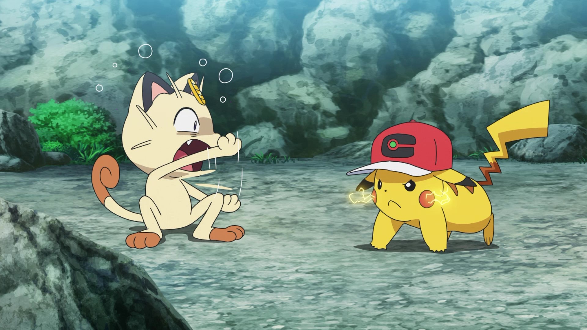 ピカチュウ、ニャース