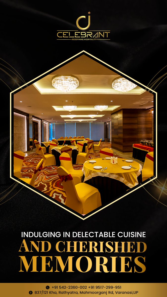 Flavors for royalty.

Email Us : gm@celebranthotels.com
Call Us : +91-9517-299-951
Website : celebranthotels.com

#comfort #bestrestaurant #yumfood #indian #indiancusine #cusine #bestfood #food #explore #varanasihotel #varanasi #hotelinvaranasi #besthotel #luxurioushotel