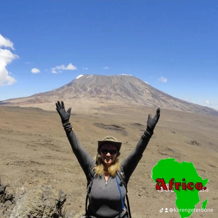 KarenGeterdone's tweet photo. To celebrate turning 50 a decade ago, I climbed #mtkilimanjaro & discovered a passion that took me to 9 countries.
#DoEpicShit
#proage #challenge #hiking #trekking #climbing #mountains #endurance #adventure #Summits #glaciers #volcanoes #geterdone #60rising #kilimanjaro https://t.co/ETRPwZgHCt