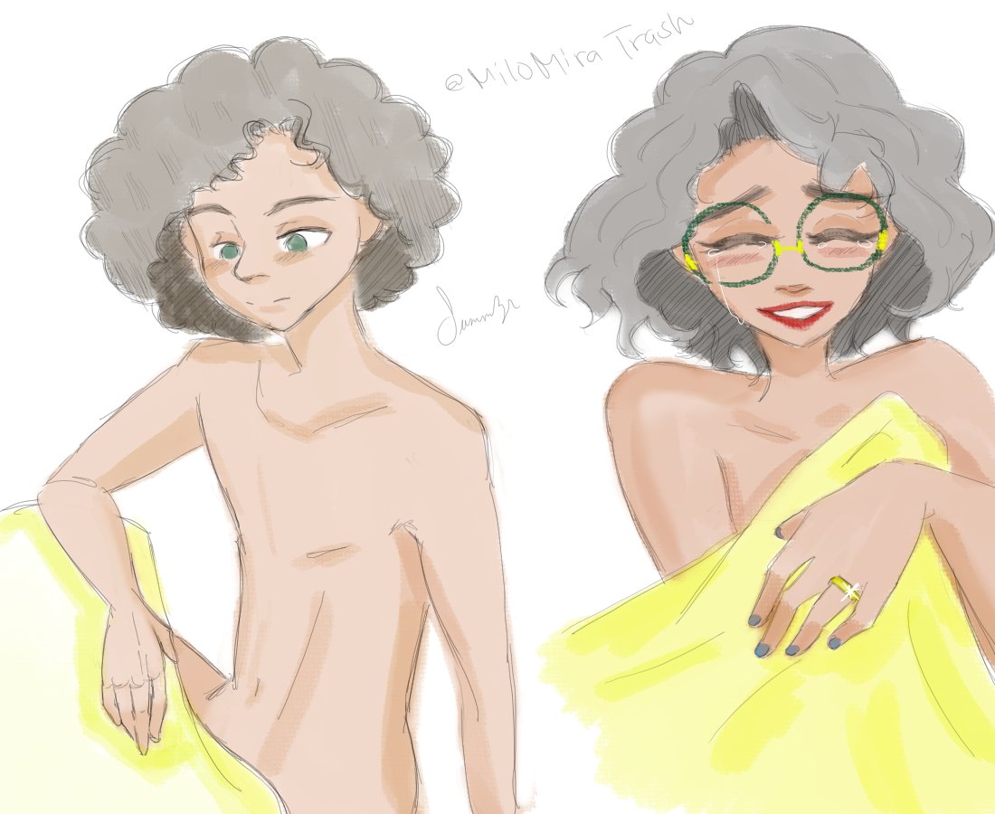 SumSumDays's tweet photo. Doodling before bed. #CamiMira #MiraMilo Night~ https://t.co/DV4c8FiFnG