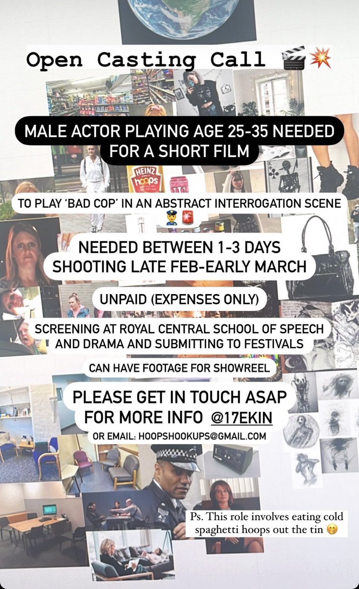 CASTING CALL for <a href="/hoopsnhookups/">HOOPS AND HOOKUPS</a> short film ☺️🎬🎬
#actor #castingcall #shortfilm #Casting