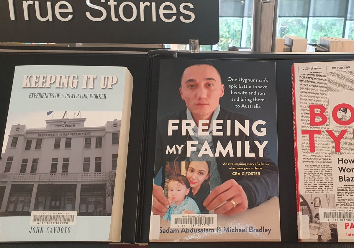 Great to see the book of <a href="/SMusapir/">sadam_abdusalam</a> on the front row in WA state library.