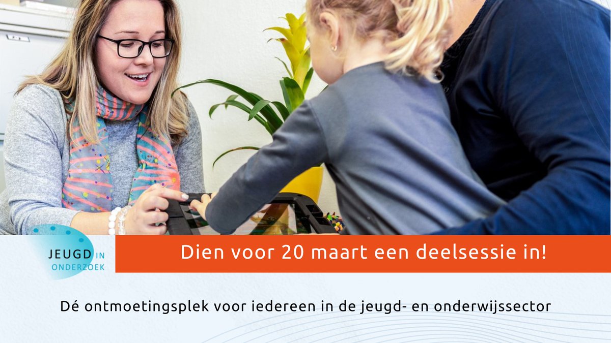 Het thema van Jeugd in Onderzoek is ‘Opgroeien en ondersteunen in de digitale wereld’. Maar je kunt ook een voorstel voor een sessie indienen op 1 van de 3 vaste thema’s. Alle info vind je op de website. Let op: je hebt nog tot en met 20 maart de tijd 👉 jeugdinonderzoek.nl