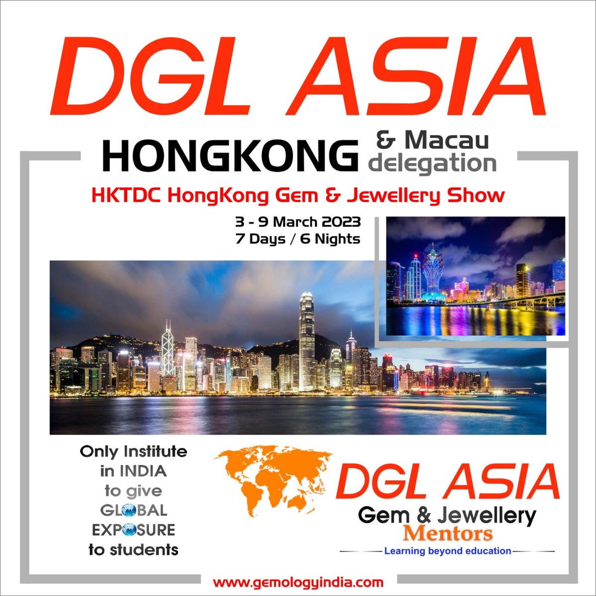 DGL_Diamond_Gem's tweet image. DGL ASIA  students Delegation to Hongkong Jewellery Show 2023

For details contact 
9811267001
9818246317
01141546317

Or Visit us at 
DGL ASIA 
2021 Bank Street 
Karol Bagh 
New Delhi 110005

maps.app.goo.gl/xZZNKRVCKBzeSq…

gemologyindia.com

#dglasia #diamondgrading #gemology