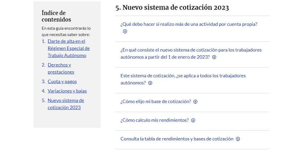 info_TGSS's tweet image. 📢🙋 #autónomos ¿Todavia no has resuelto tus dudas sobre el nuevo sistema de cotización para autónomos en 2023?, Accede a la Guía práctica de trabajo autónomo y conoce sus claves
bit.ly/3BzfFPE #nuevosistemadecotización