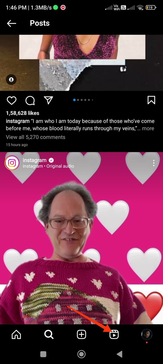 Doczgame's tweet image. Please @instagram @facebook @Meta please can you put the reel button on left its very annoying everytime i accidentally
Press the post button please make it left side everyone is also dont like this update please try to fix it soon