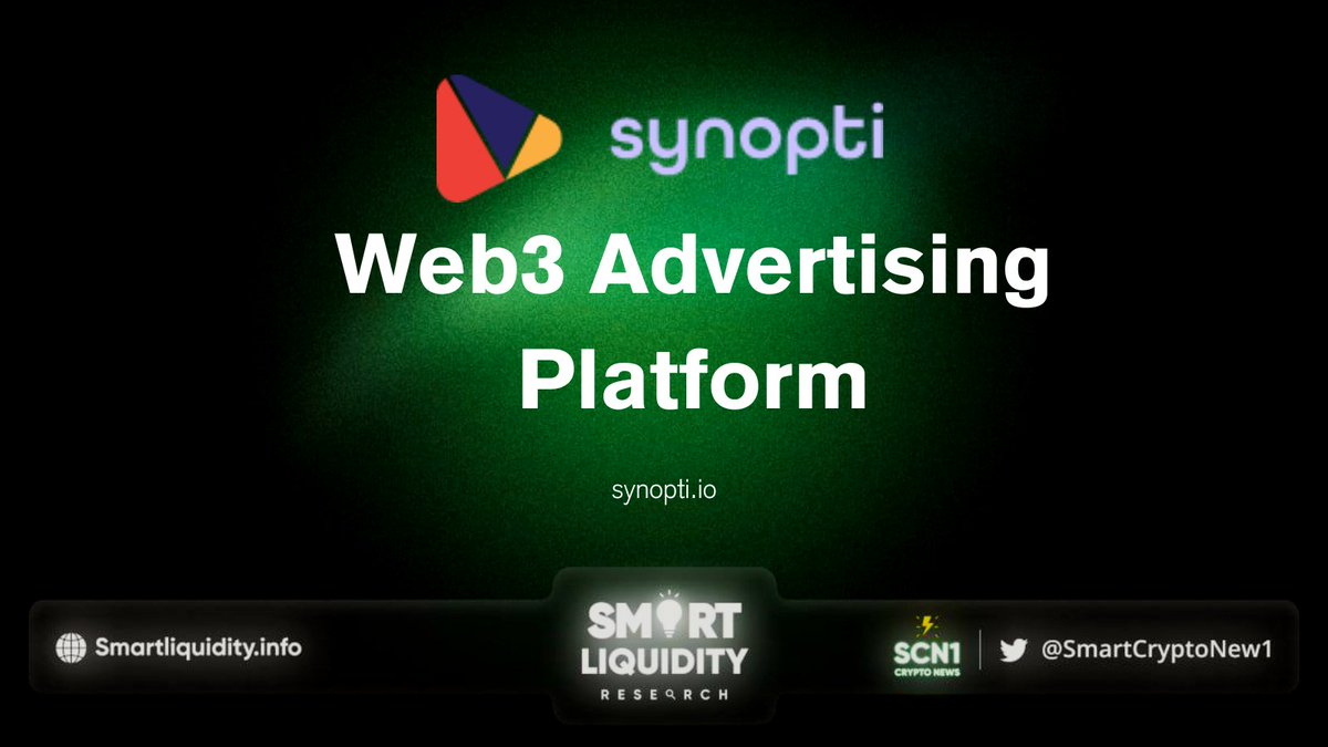 SmartCryptoNew1's tweet photo. 🎯 @synopti_io token is now listed on @Coingecko
🎯 #Synopti is a tokenized #Web3 advertising platform that empowers advertisers to provide crypto incentives to customers in exchange for their data and engagement
🔽 INFO
https://t.co/EcmWKe72PZ
#SCN1 #SYNOPTI https://t.co/0XJCmaWV7E