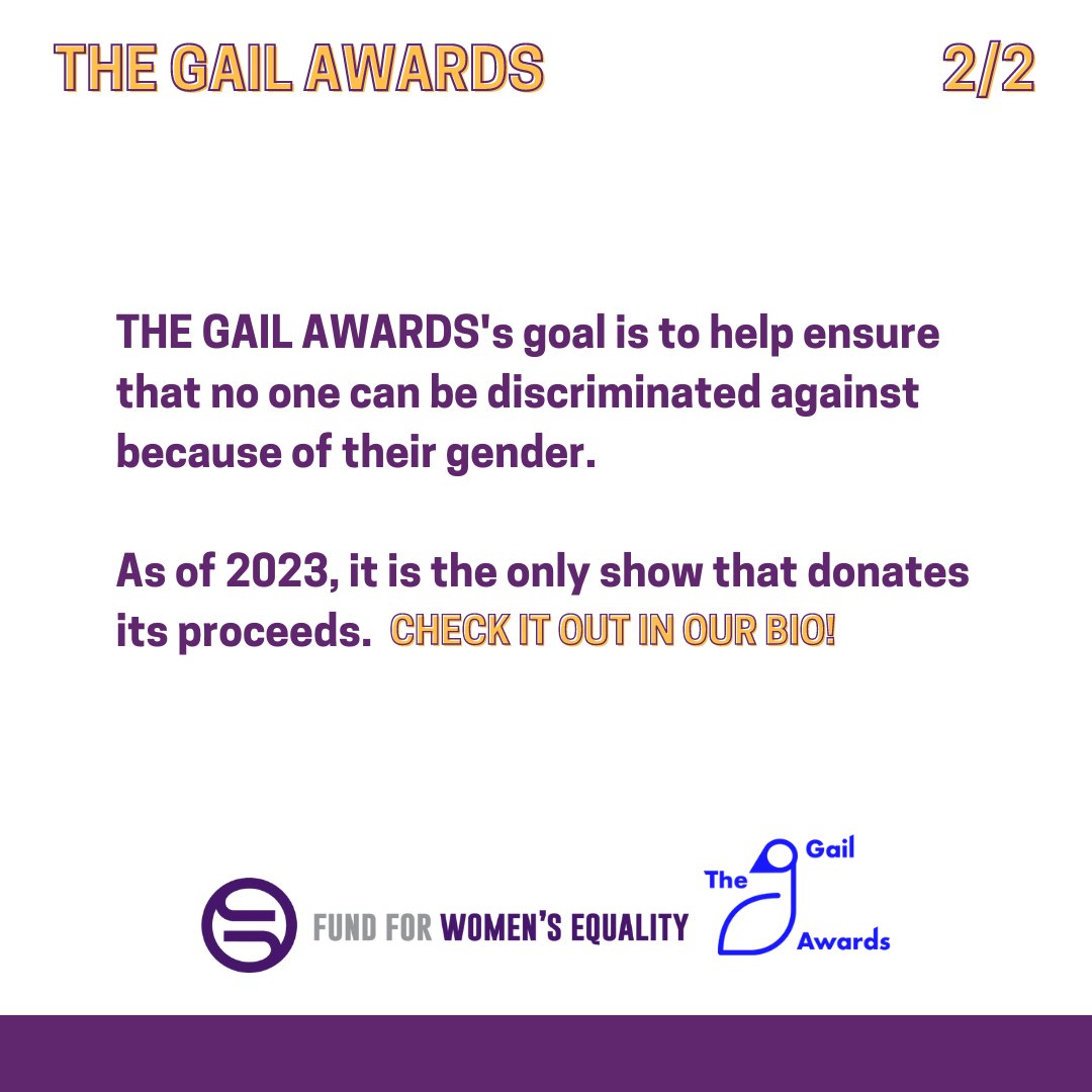 4womensequality's tweet photo. The Gail Awards celebrate creativity in advertising, content and design. 100% of the proceeds from entries to The Gail Awards benefit women’s rights organizations. https://t.co/DhZR0fYEqx Read more in our bio to ENTER ((FEB 1 - April 15, 2023))! #gailawards #contentawards https://t.co/sq8VabdVEy
