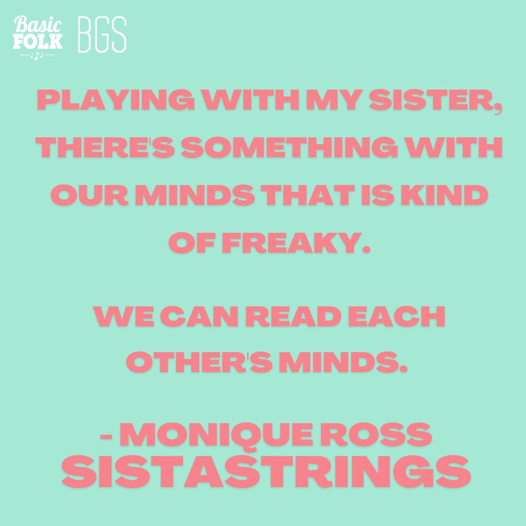 #BasicFolk 200! SistaStrings: @moniqueladora & Chauntee Ross, currently playing with @brandicarlile, @outsidechild13, @PeterMulvey43. They discuss their classical training and the difficult choice to enter the roots world as Black women.

In yr podfeed or:
basicfolk.com/basic-folk-200…