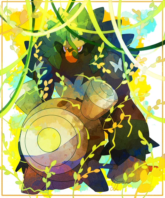 図鑑No.0812 ゴリランダー #LKのポケモンずかん 