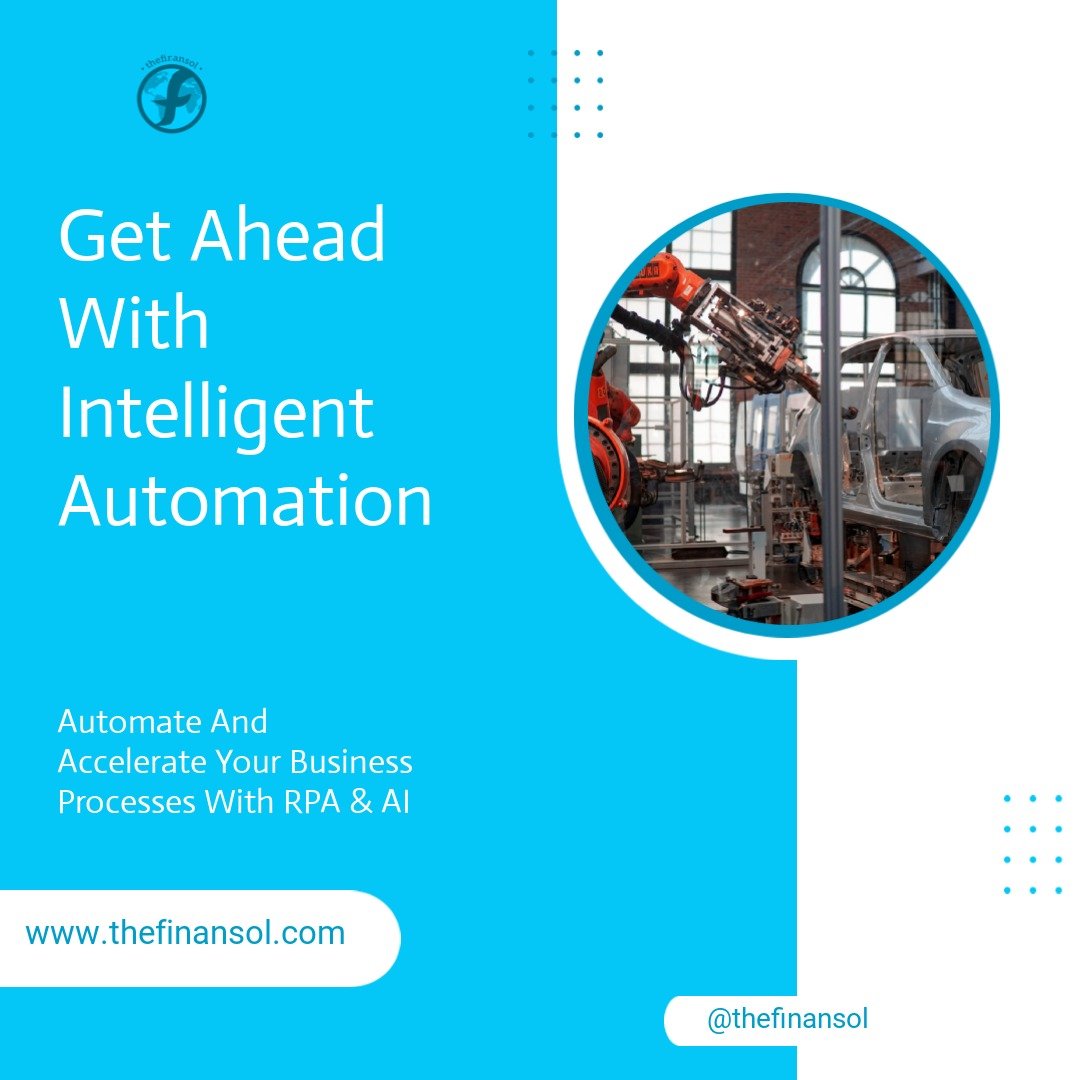 thefinansol's tweet photo. Looking to leverage power of intelligent automation(IA) to accelerate business processes? IA is combination of RPA &amp; AI which enables rapid end-to-end process automation &amp; acceleration. Unlock the potential of IA &amp; learn more today!
#ArtificialIntelligence #IntelligentAutomation https://t.co/5BUGMWq0ah