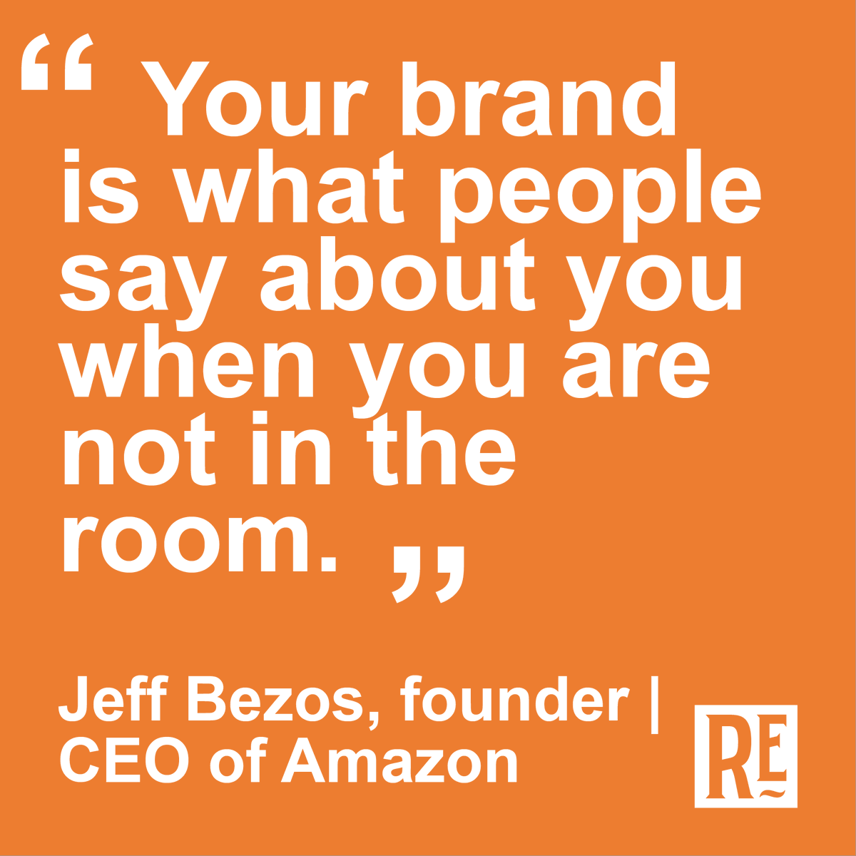 reboxcreative's tweet photo. Apathy is the death of a brand. Love him or hate him, #JeffBezos makes a solid point about #brand perception here. #Rebox #ReboxB2B #letsgivethemsomethingtotalkabout #ReboxRebrand #B2BBrandDistillery https://t.co/5WHCPaNoaD