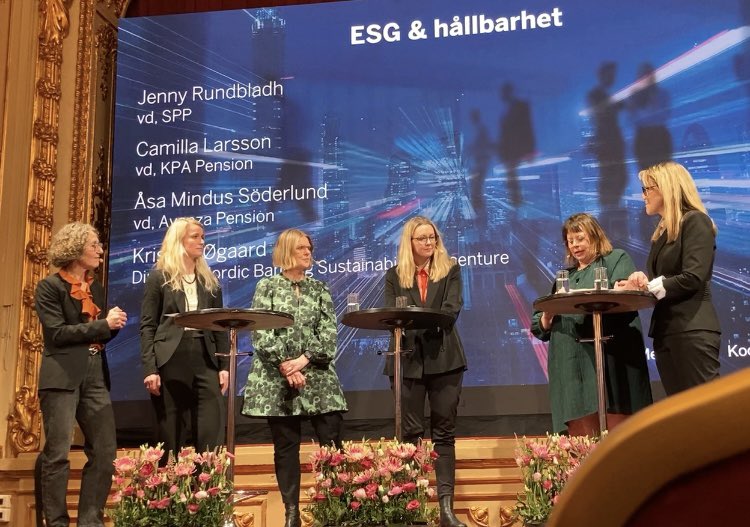 ”Social hållbarhet är något som blir allt viktigare. Vi – politiker, arbetsmarknadens parter, arbetsgivarna och pensionsbolagen - behöver tillsammans skapa de bästa förutsättningarna för ett jämlikt och hållbart arbetsliv.” Säger vd Camilla Larsson på #diförsäkring #kpapension