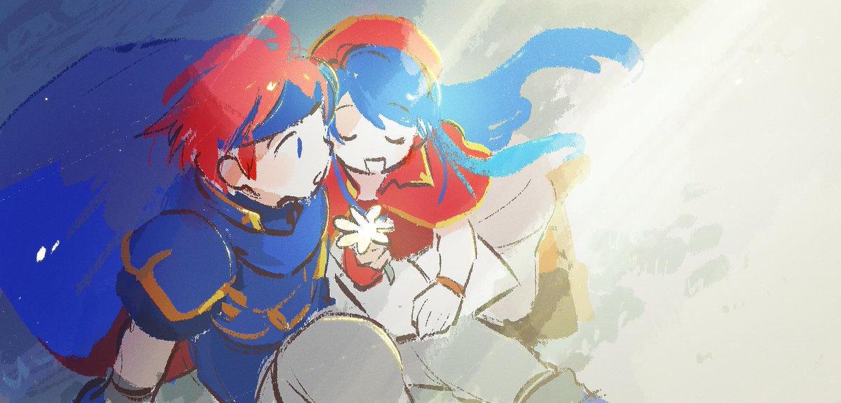ロイ(ファイアーエムブレム) 「ロイリリてゃん 」|うれしい‼️のイラスト