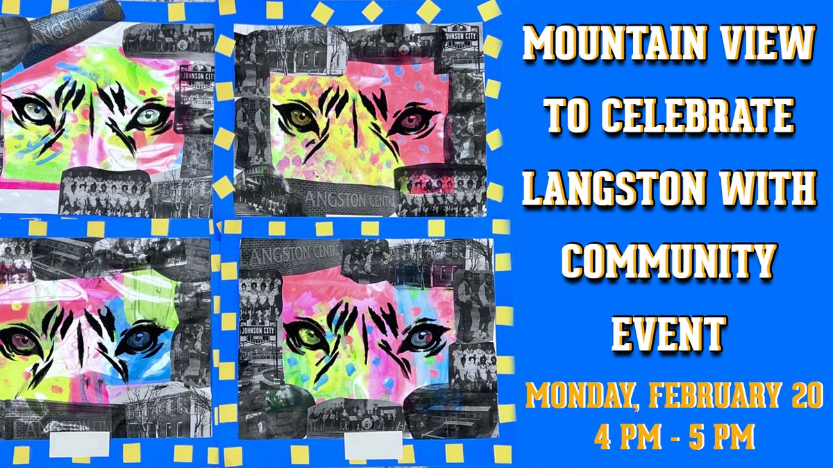 The community is invited to this special event! 

The Mountain View Mustangs are excited to welcome back the Golden Tigers from Langston High School when they host an event for the community on Monday, February 20 from 4 p.m. to 5 p.m.

Read more - jcschools.org/7/News/507