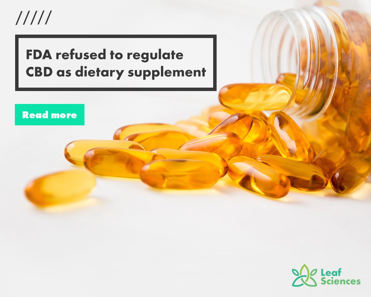 Recently the FDA refused to regulate the ever-growing popular #cannabis product #CBD as a dietary supplement.

Learn more here about the implications of this decision: ow.ly/Nvi050MSCop
