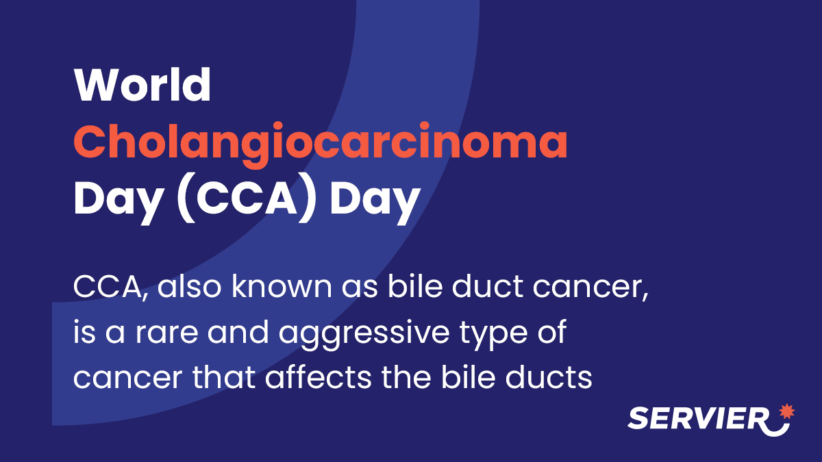 On #WorldCCADay, Servier joins efforts to raise awareness of this rare, devastating cancer. We are dedicated to finding better treatment options to address the unmet needs of this community. Learn more here: ow.ly/URyA50MS4ak