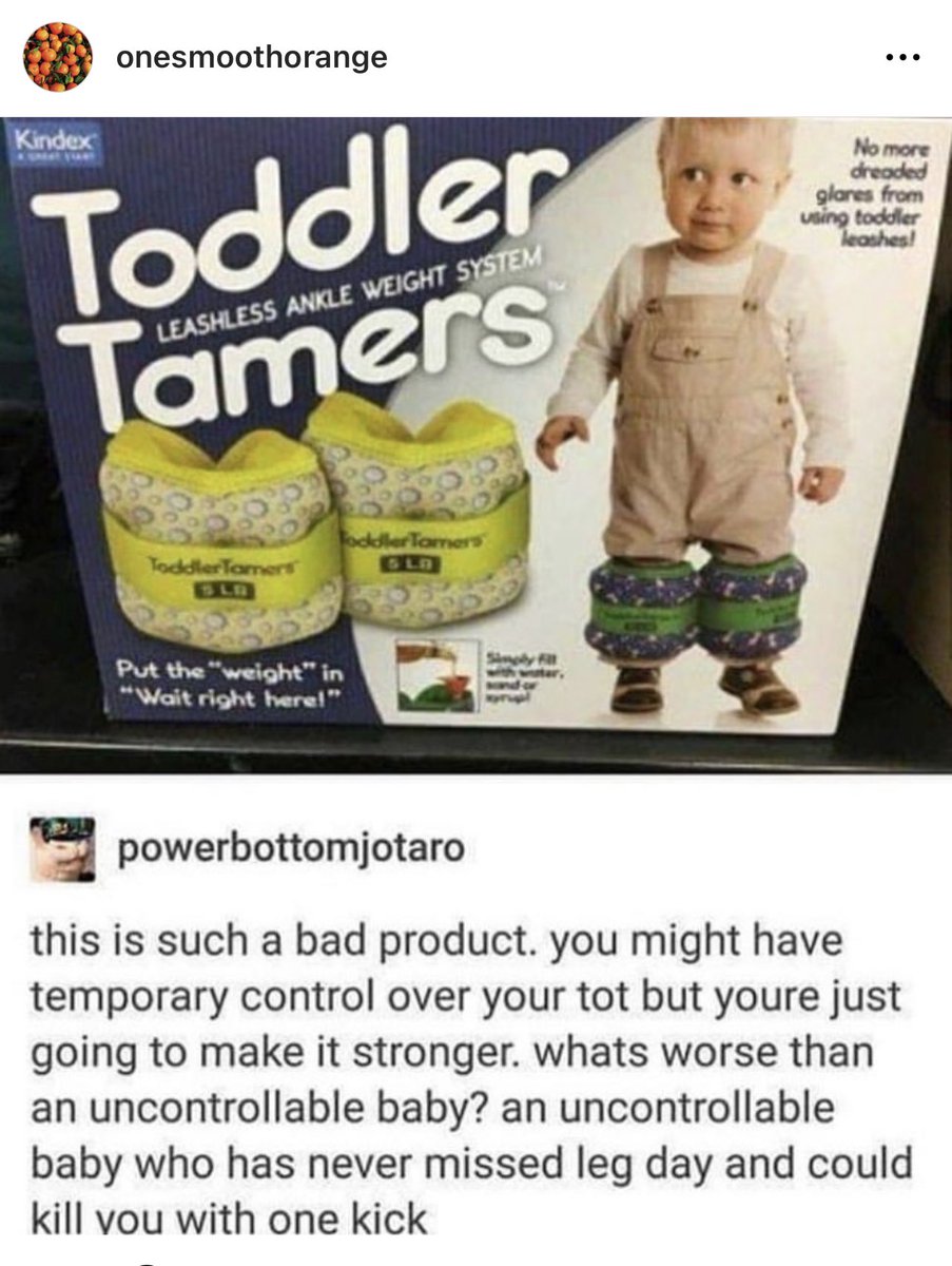 OrthopodReg's tweet image. There is *so* much to unpack here

Ankle weights. For toddlers. 

#orthotwitter #paediatric #paedsrocks #medtwitter