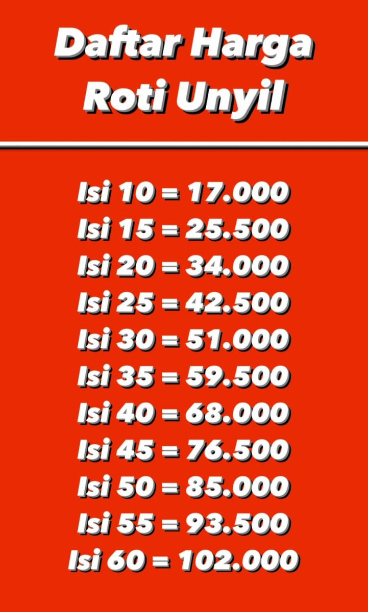 elbiyours's tweet photo. Sijeuniii karena ada titipan roti unyil buat tds nanti, yang mau sekalian titip juga boleh yaaa, feenya 5k aja/box isi 10 ya, atau mau tanya-tanya dulu boleh banget free to dm yas, selain menu yg dibawah juga boleh 💚✨

🎫 jastip roti unyil bogor tds the dream show day 1 2 3 https://t.co/2skwjGqbX4
