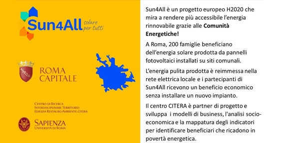 flaviros's tweet photo. Più ci penso e più #MilluminodiMeno. La ricerca è fondamentale per trovare idee e soluzioni a problemi come la #povertàenergetica e le #comuintàenergetiche. Il centro ricerca #CITERA  @SapienzaRoma  con il progetto @Sun4All_EU lavora per una #transizioneenergetica + illuminata. https://t.co/xKLMbBErTv
