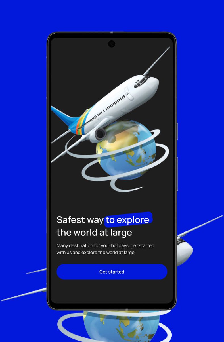 Blacmeek's tweet photo. Today, I would like to share the design concept of a travel app. I designed an app interface that is modern and easy to use.

#UIUXDesigner #figma #uidesign https://t.co/o70TtovTjU