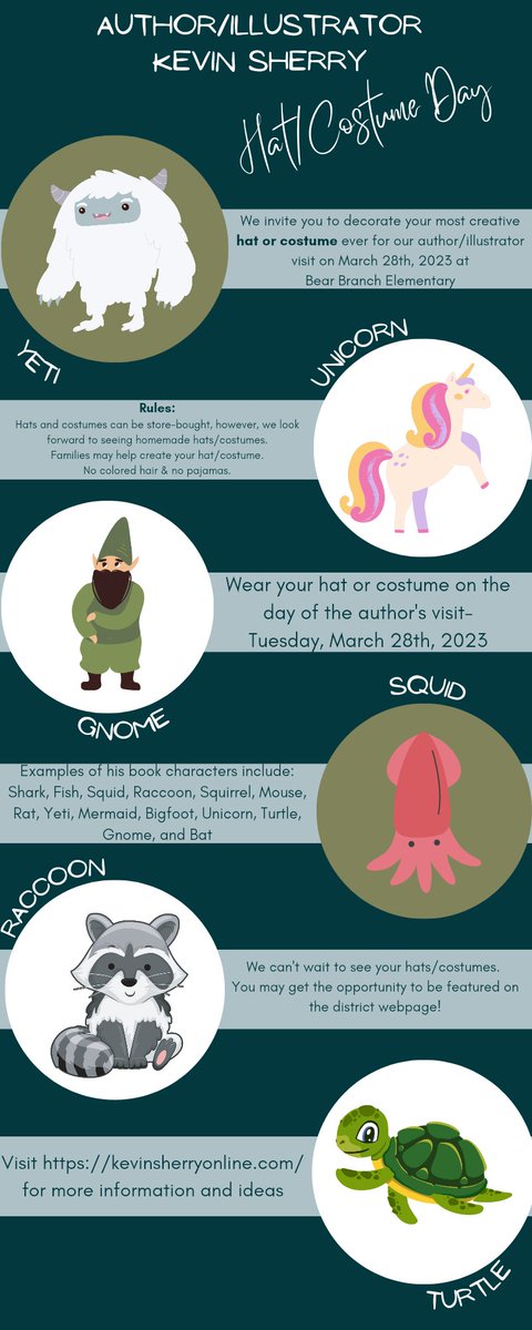 Getting ready for our author visit at BBE♡